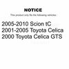 Cmx Front Ceramic Disc Brake Pads For Scion tC Toyota Celica CMX-D817